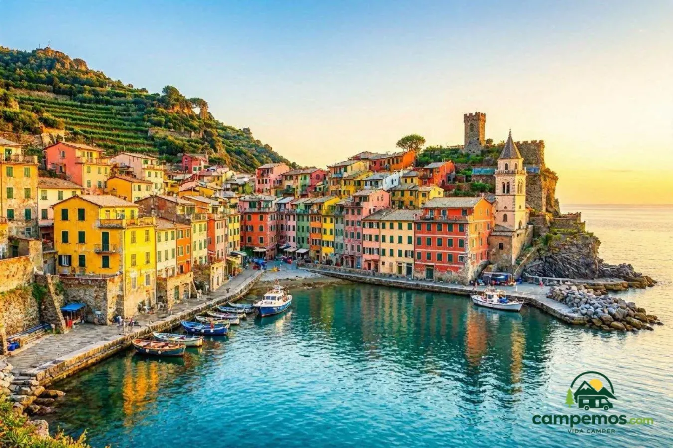 Cinque Terre y Liguria en autocaravana: cinco pueblos UNESCO, Portofino y el pesto en 5 días