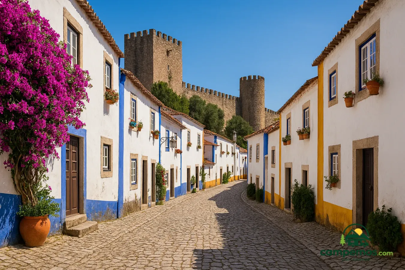 Óbidos y Costa de Prata en autocaravana: el pueblo amurallado de boda real, Nazaré y Alcobaça en 4 días