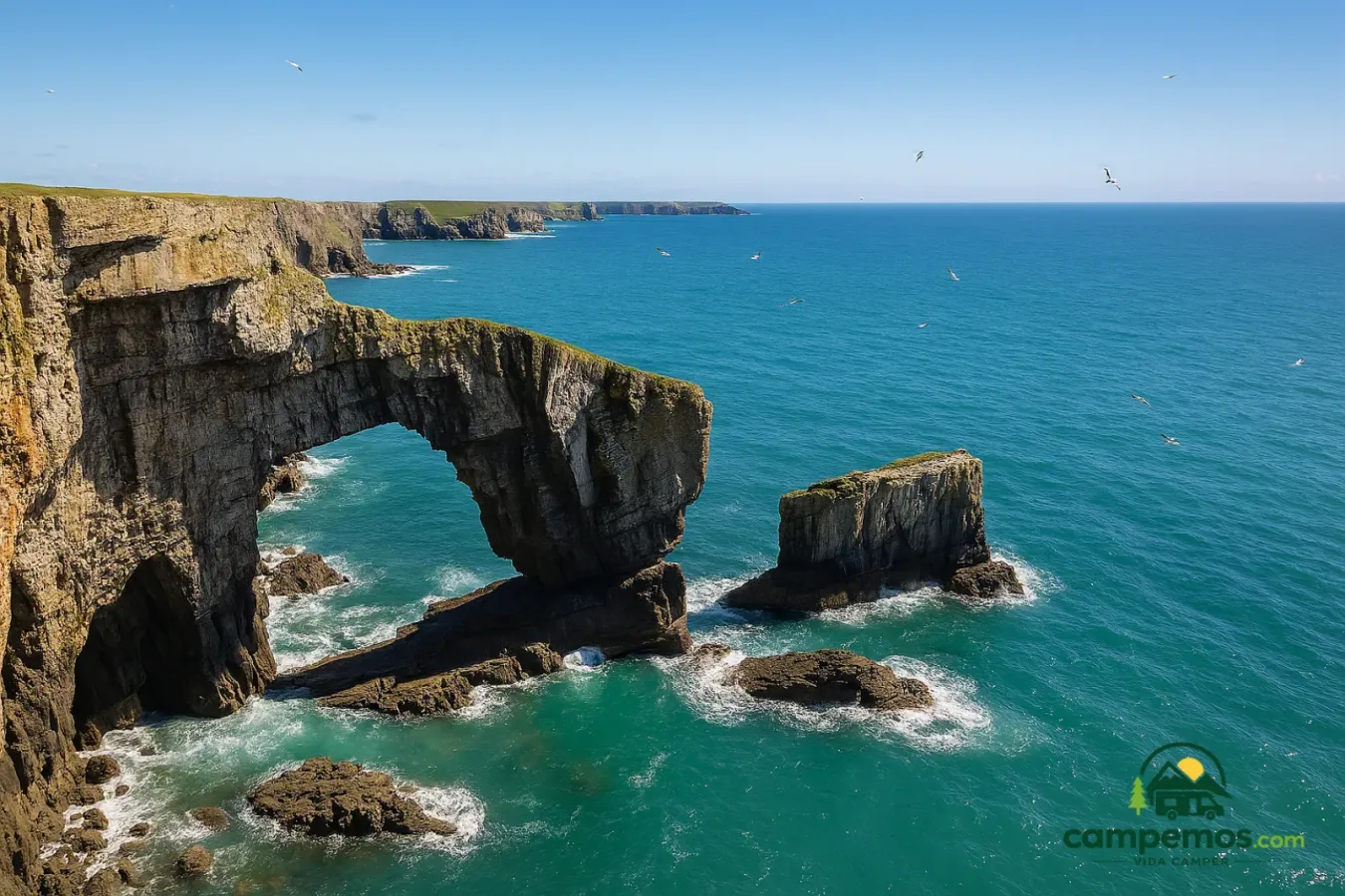 Costa de Pembrokeshire en autocaravana: 7 días por el único parque nacional costero de Gran Bretaña