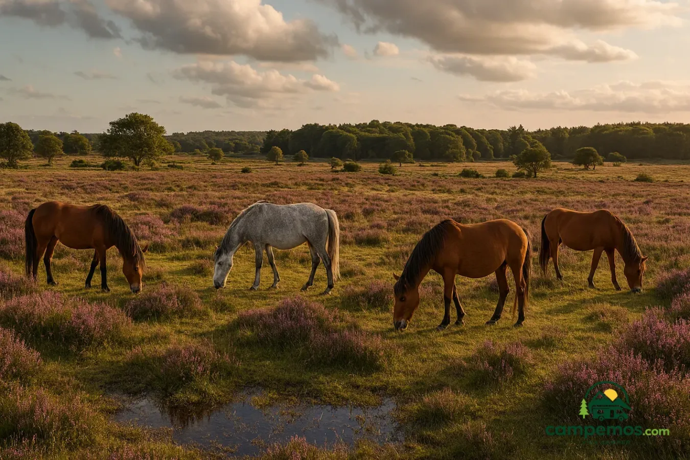 New Forest en autocaravana: ponis libres, bosque real y la costa de Hampshire en 7 días
