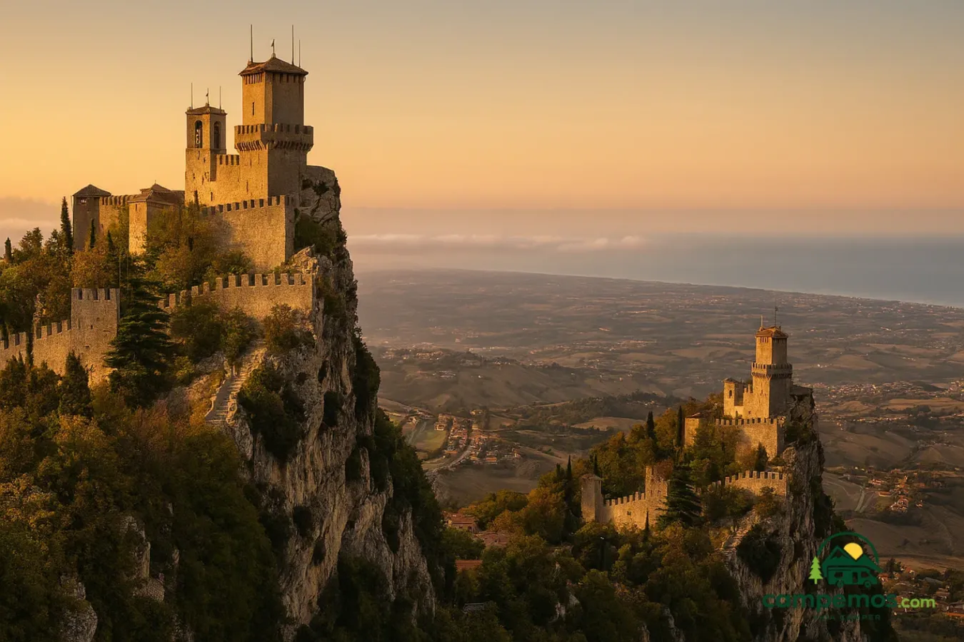 Rímini, los Malatesta y San Marino en autocaravana: mar, rocas y dos países en 5 días
