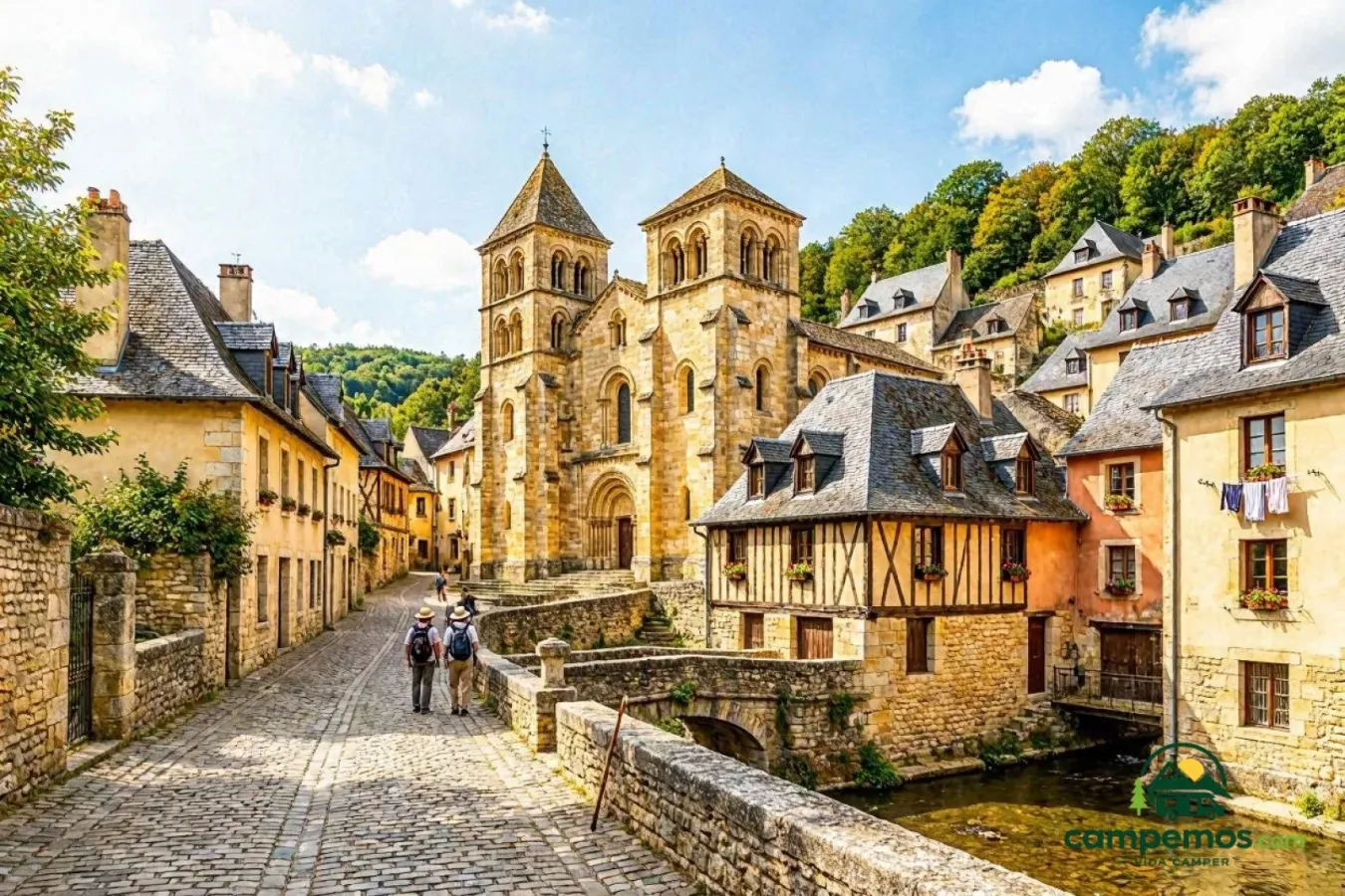 Aveyron en autocaravana: Conques, el Aubrac y los pueblos del Lot, 7 días