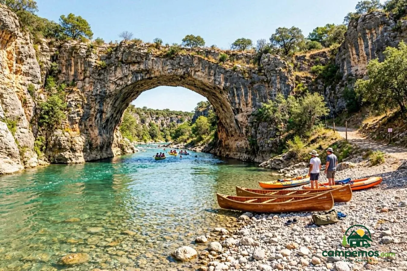 Gargantas del Ardèche, el Pont d'Arc y la cueva Chauvet en autocaravana — 5 días