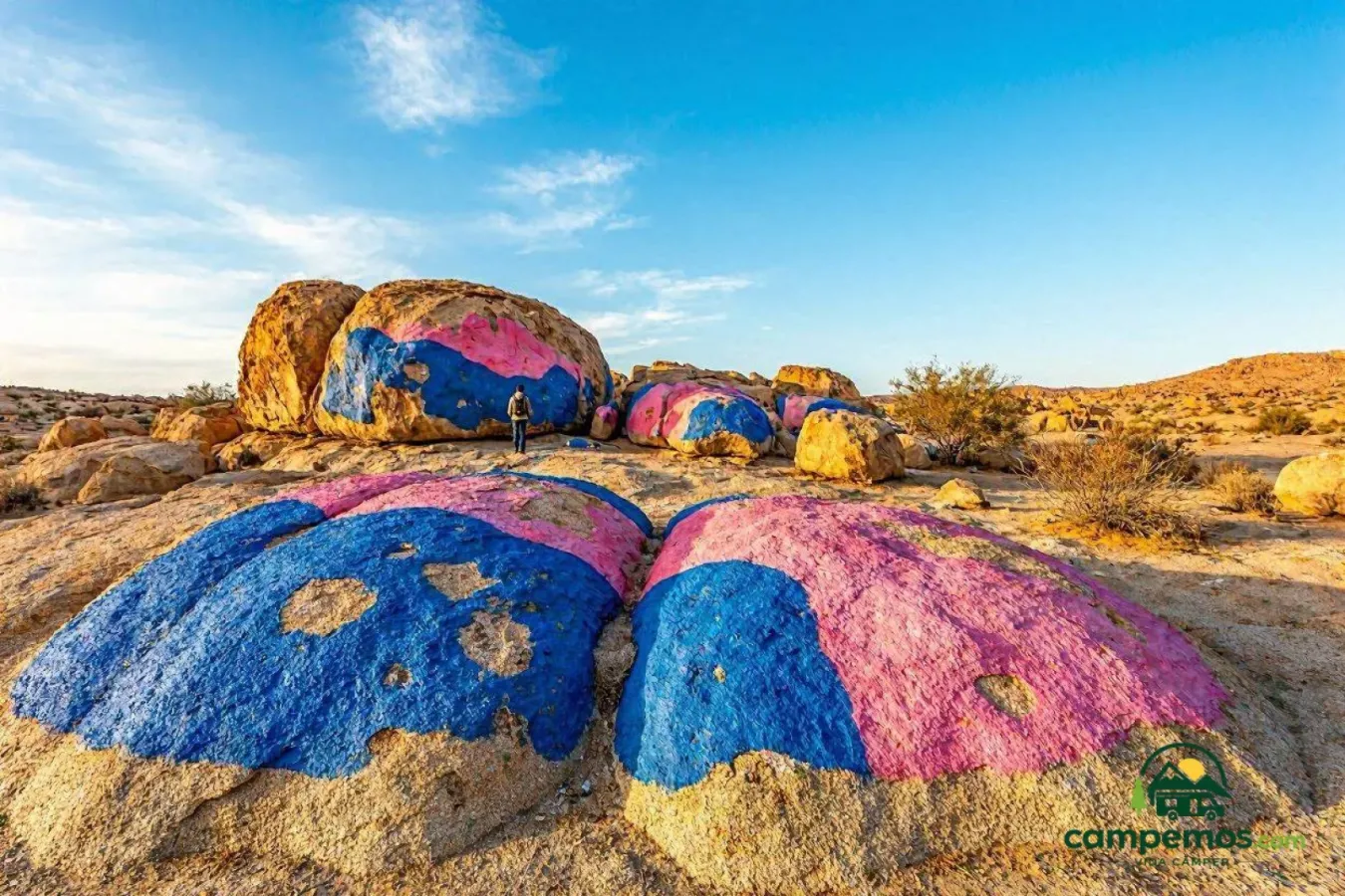 De Tiznit al Anti-Atlas: Tafraoute y las rocas pintadas en autocaravana (7 días)