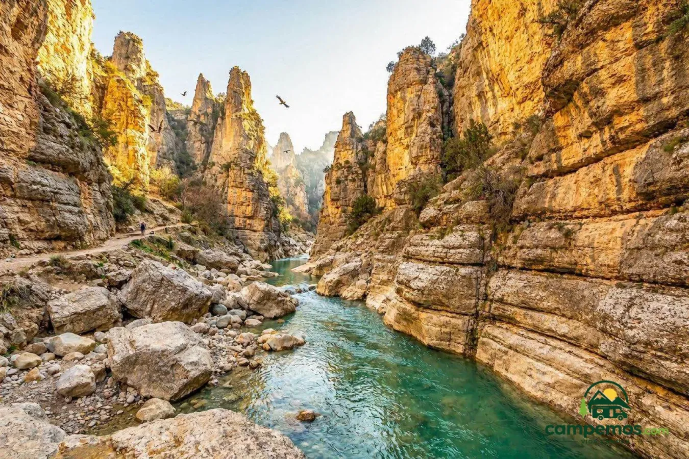 Sierra de Guara en autocaravana: cañones, barrancos y pueblos olvidados de Aragón en 4 días