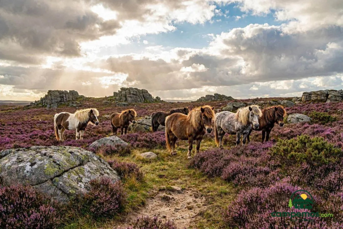 Devon y Dartmoor en autocaravana: páramos, ponis y pueblos de piedra en 7 días