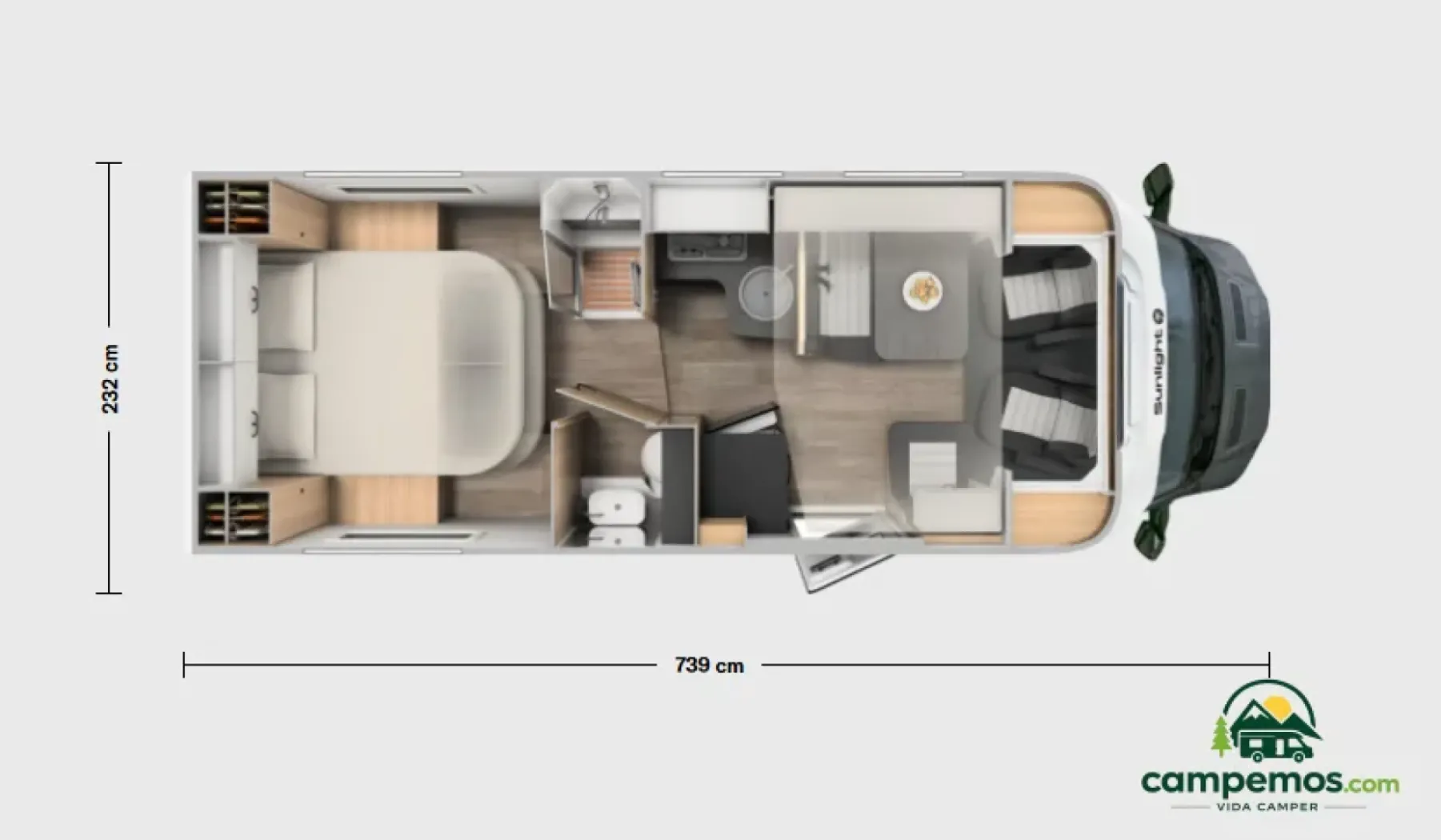 Autocaravana de alquiler zona Barcelona — foto 2